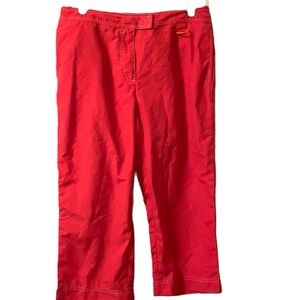 STYLE & CO CORAL CAPRI CROPPED PANTS SZ 8